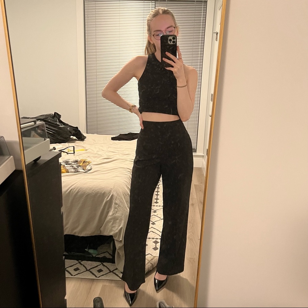 Nasty Gal Elastic High Waist Work Pants